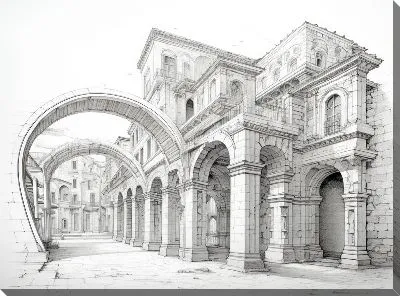 Картина маслом Арка №51