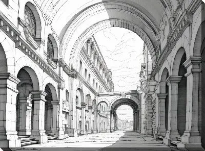 Картина маслом Арка №53