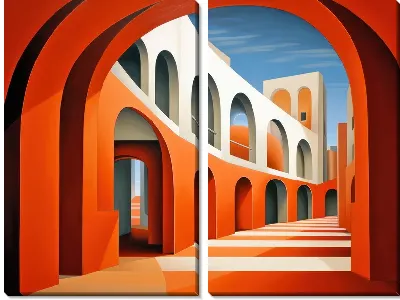 Модульная картина Арка №56