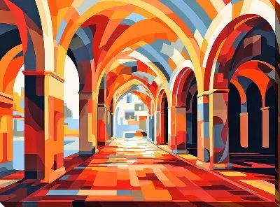 Картина маслом Арка №57