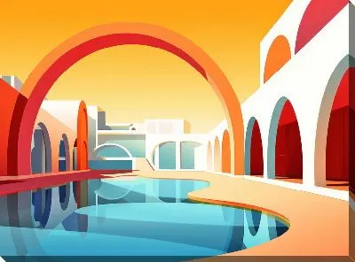 Картина маслом Арка №77