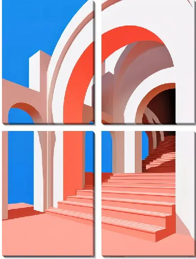 Модульная картина Арка №79