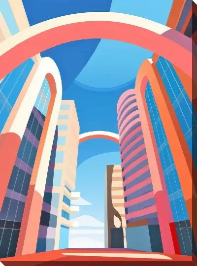 Картина маслом Арка №80