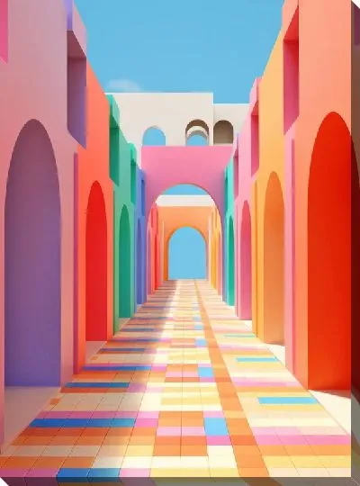 Картина маслом Арка №82