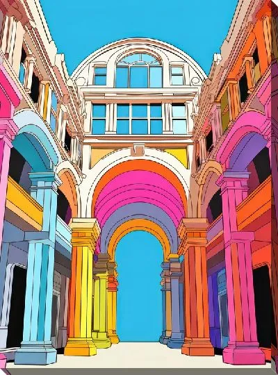 Картина маслом Арка №83