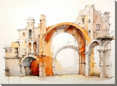 Картина маслом Арка №85