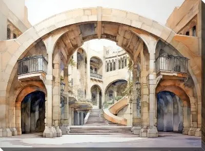 Картина маслом Арка №98