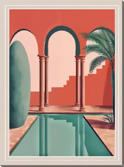 Картина маслом Арка №100