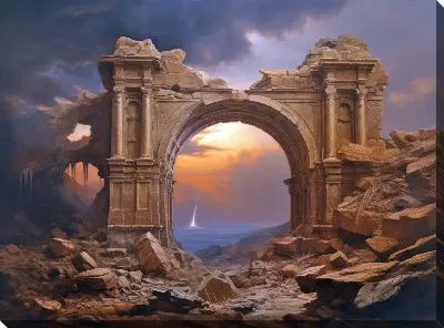 Картина маслом Арка №101