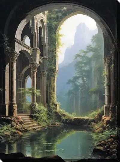 Картина маслом Арка №102