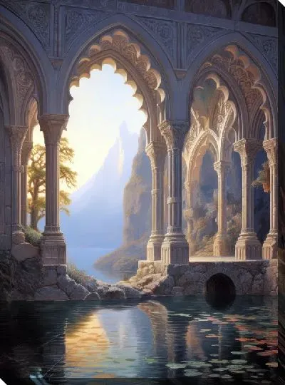 Картина маслом Арка №104