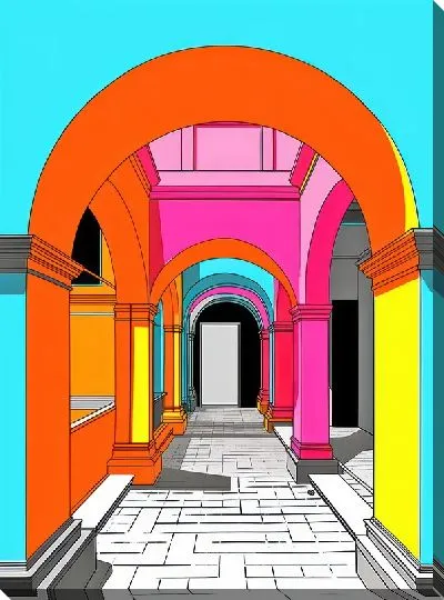 Картина маслом Арка №108