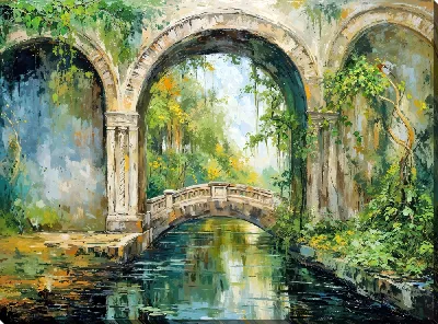 Картина маслом Арка №113