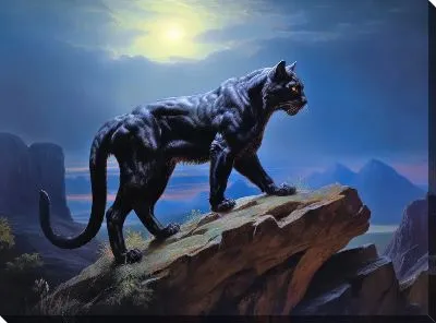 Картина маслом Пантера №2