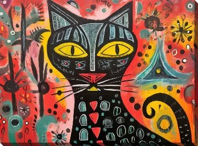 Картина маслом Пантера №29