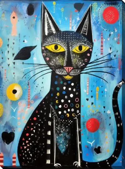 Картина маслом Пантера №33