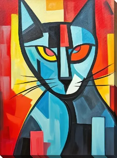 Картина маслом Пантера №36