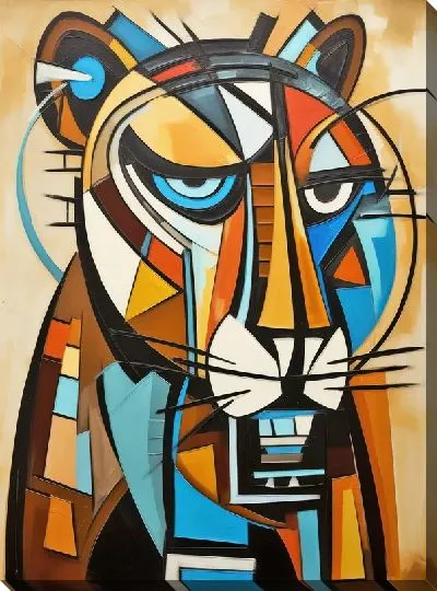 Картина маслом Пантера №37