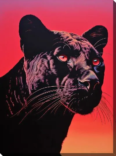 Картина маслом Пантера №52