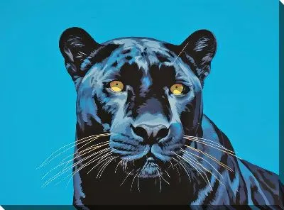 Картина маслом Пантера №59