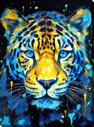 Картина маслом Арт львица №10