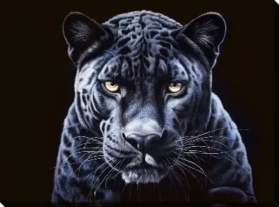 Картина маслом Пантера №78