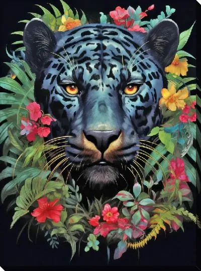Картина маслом Пантера №87
