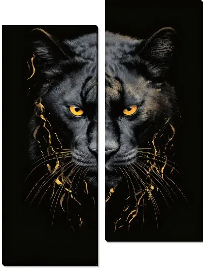 Модульная картина Пантера №91