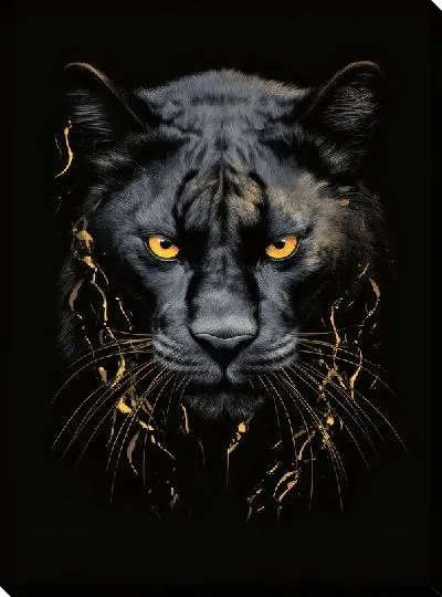 Картина маслом Пантера №91