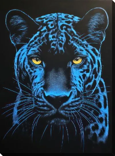 Картина маслом Пантера №123