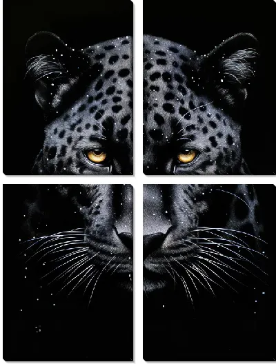 Модульная картина Пантера №126