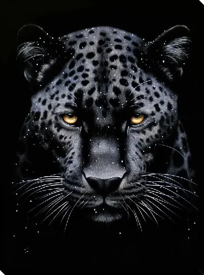 Картина маслом Пантера №126