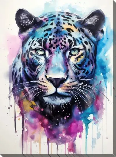 Картина маслом Пантера №145