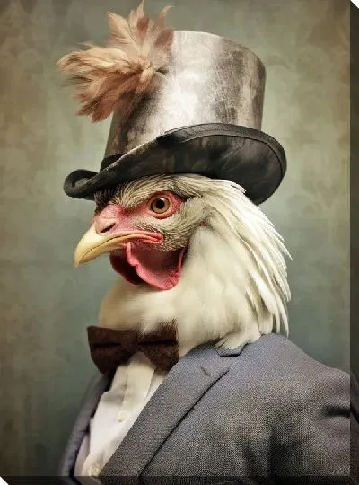 Картина маслом Петух №20