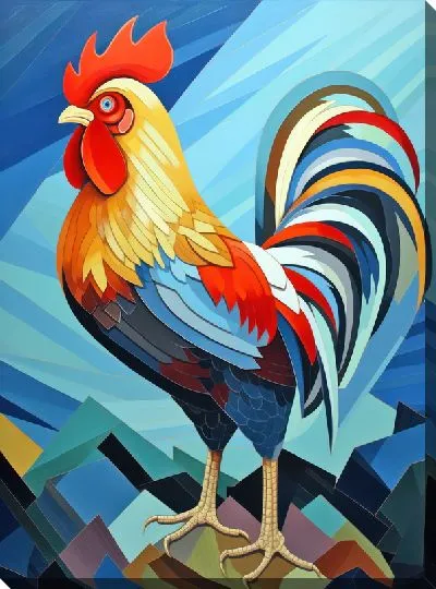 Картина маслом Петух №27