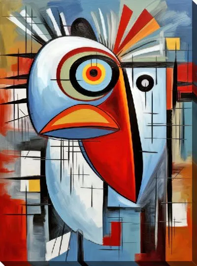 Картина маслом Петух №28