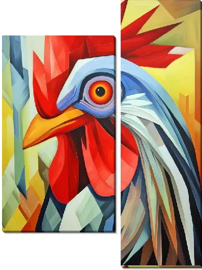 Модульная картина Петух №31