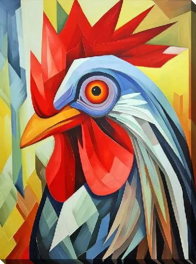 Картина маслом Петух №31