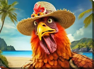 Картина маслом Петух №39