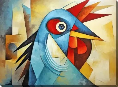 Картина маслом Петух №40