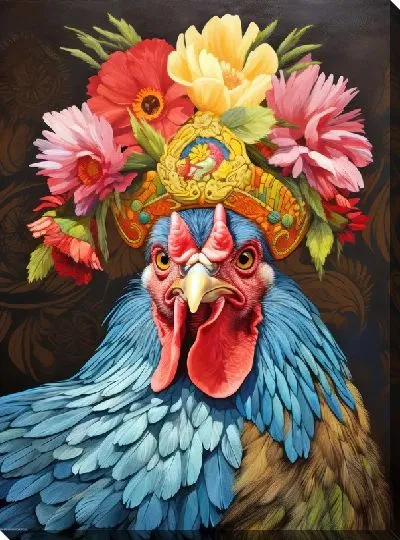 Картина маслом Петух №41