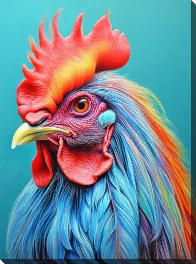 Картина маслом Петух №47