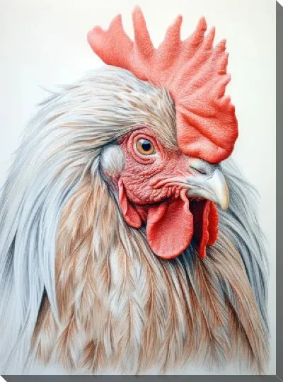 Картина маслом Петух №50
