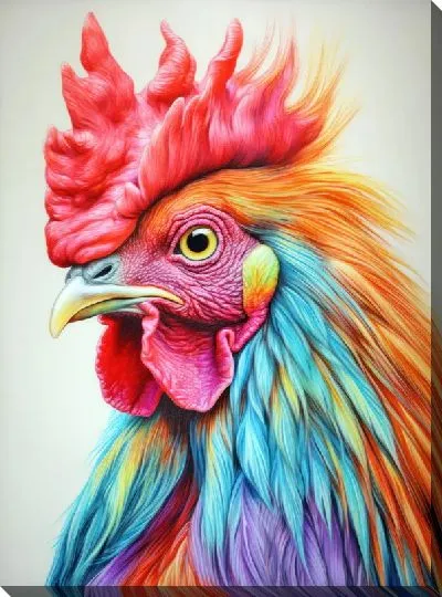 Картина маслом Петух №51