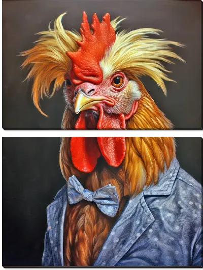 Модульная картина Петух №59