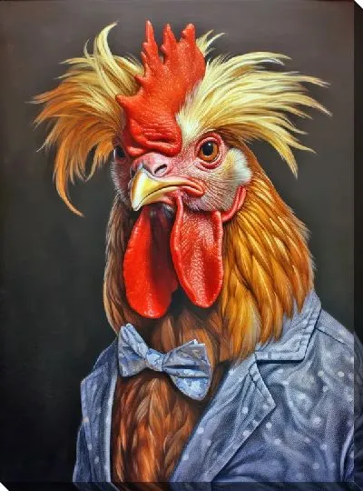 Картина маслом Петух №59