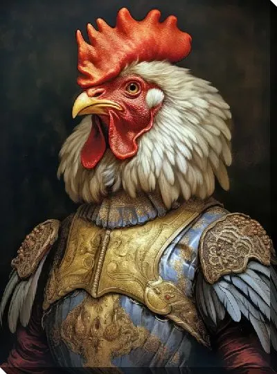 Картина маслом Петух №62