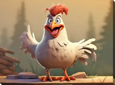 Картина маслом Петух №63