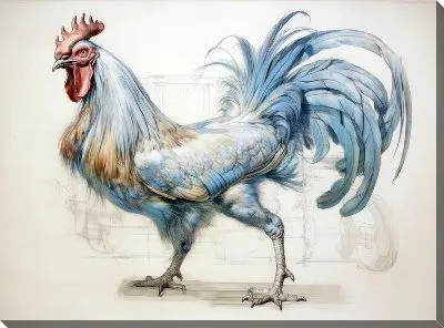 Картина маслом Петух №67