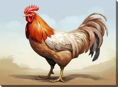 Картина маслом Петух №74